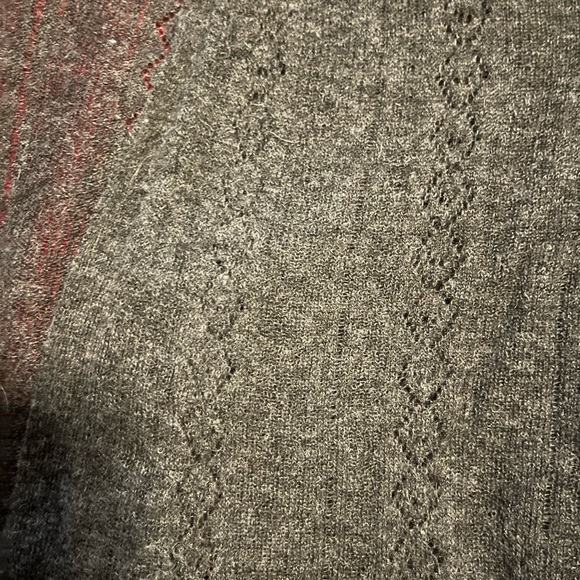 Lovely grey lightweight sweater. Banana Republic. Alpaca/nylon/wool. Size L - Picture 7 of 9